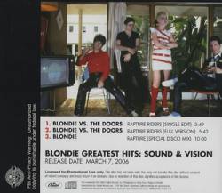 Blondie : Rapture Riders( Promo USA)